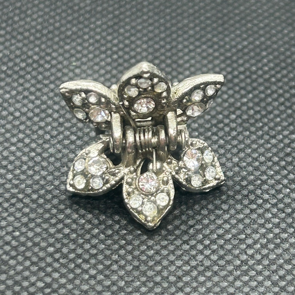 Rhinestone Butterfly Hair Clip